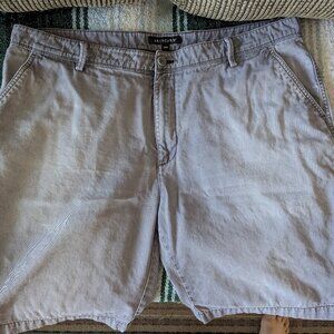 Britches Men's size 40 Waist Grey Washed Cotton Shorts